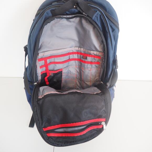 The North Face Surge Backpack Blue Commute Hiking Camping Laptop School‎ Travel - Picture 5 of 13